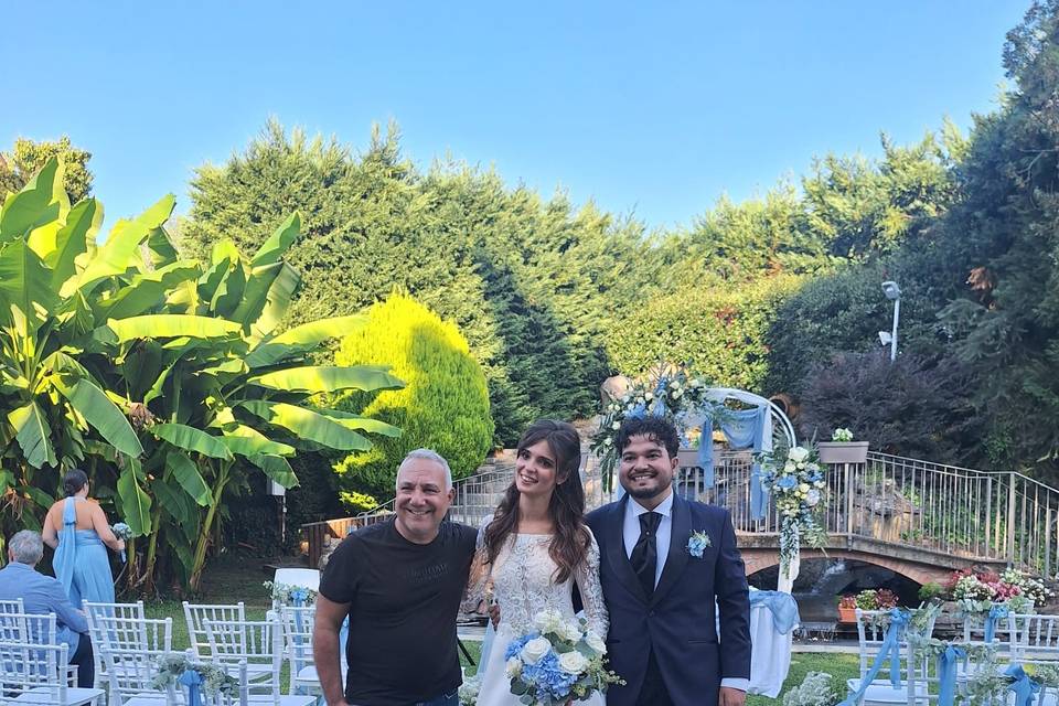 Foto con gli sposi