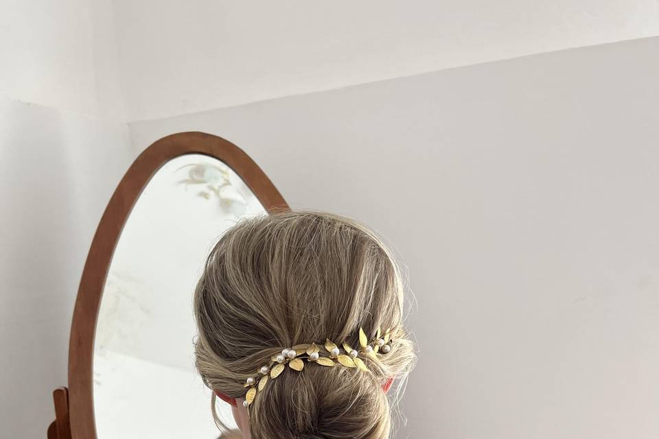 Chignon con accessorio