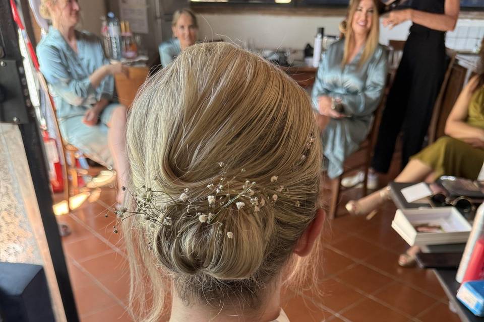 Chignon con accessorio