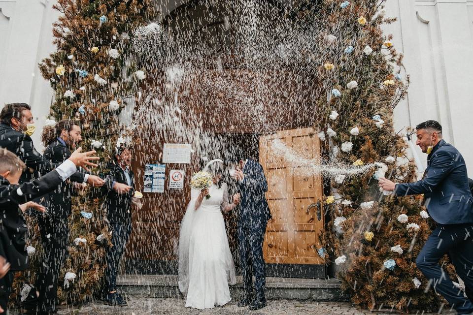 Coriandoli matrimonio naturali: basta poco!