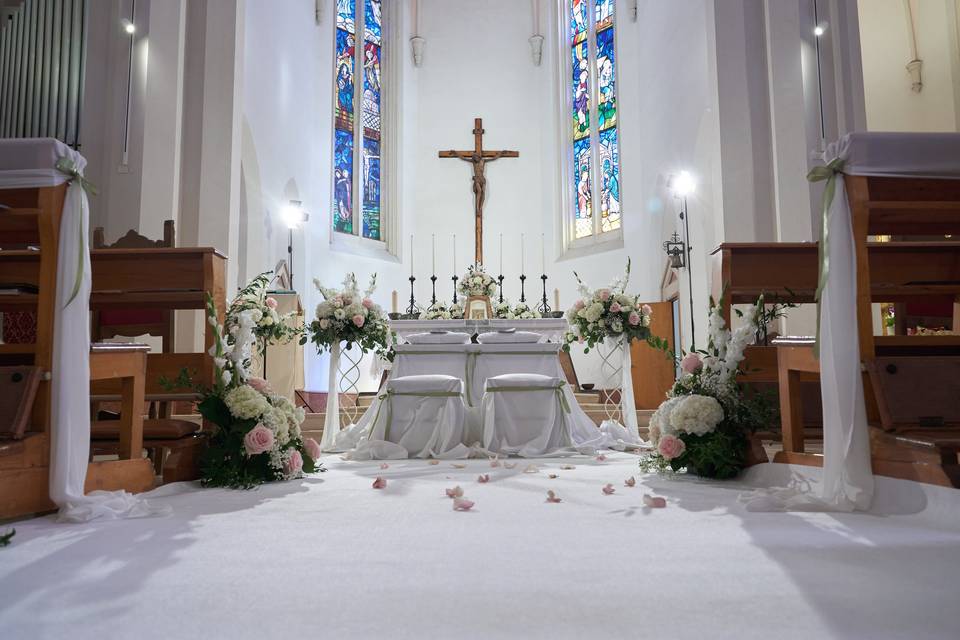 Addobbo chiesa