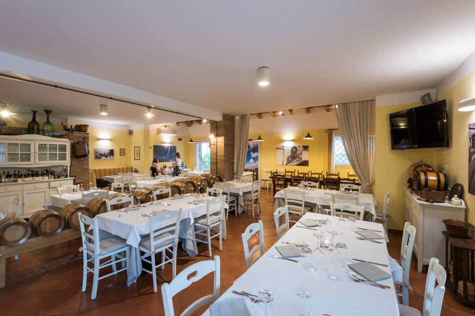 Sala interna del ristorante