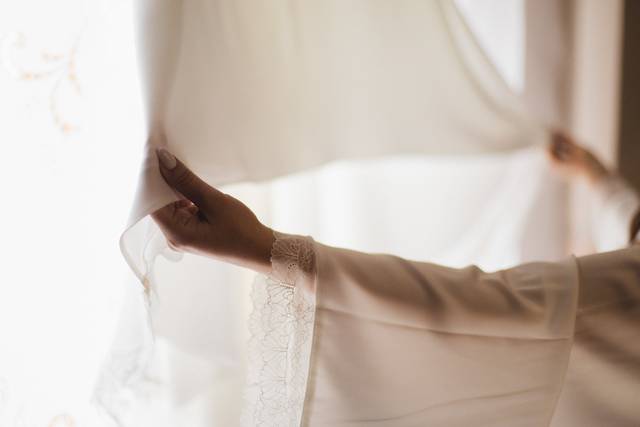 Dettagli abito da sposa