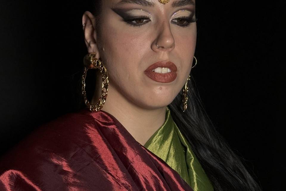arabian wedding make up