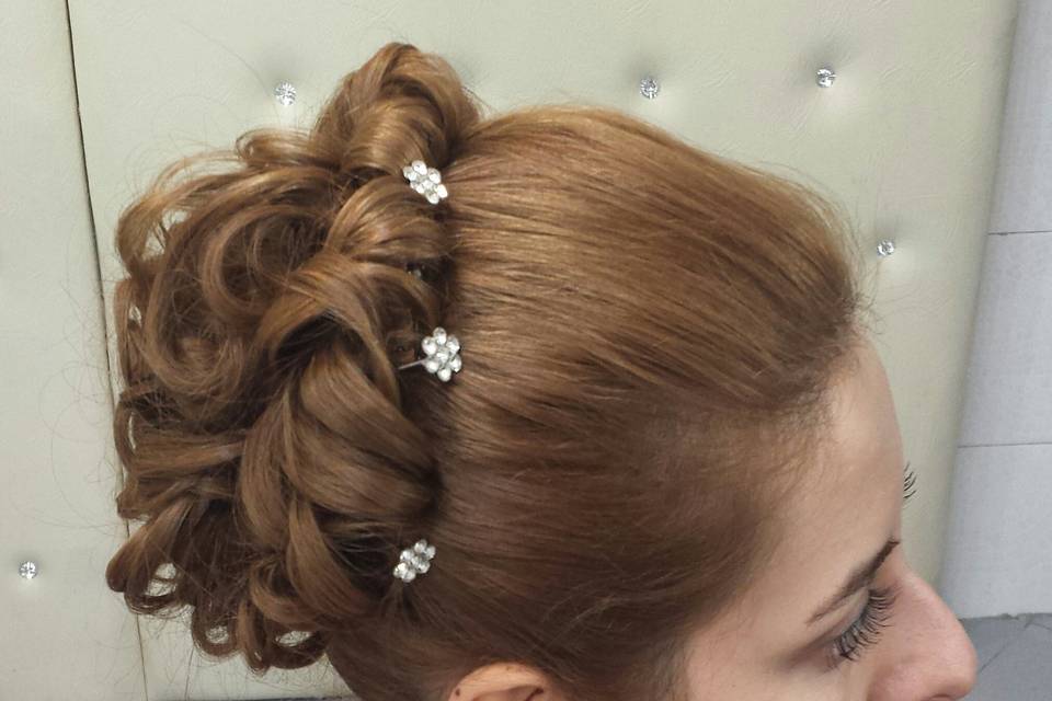 Prova raccolto per la sposa