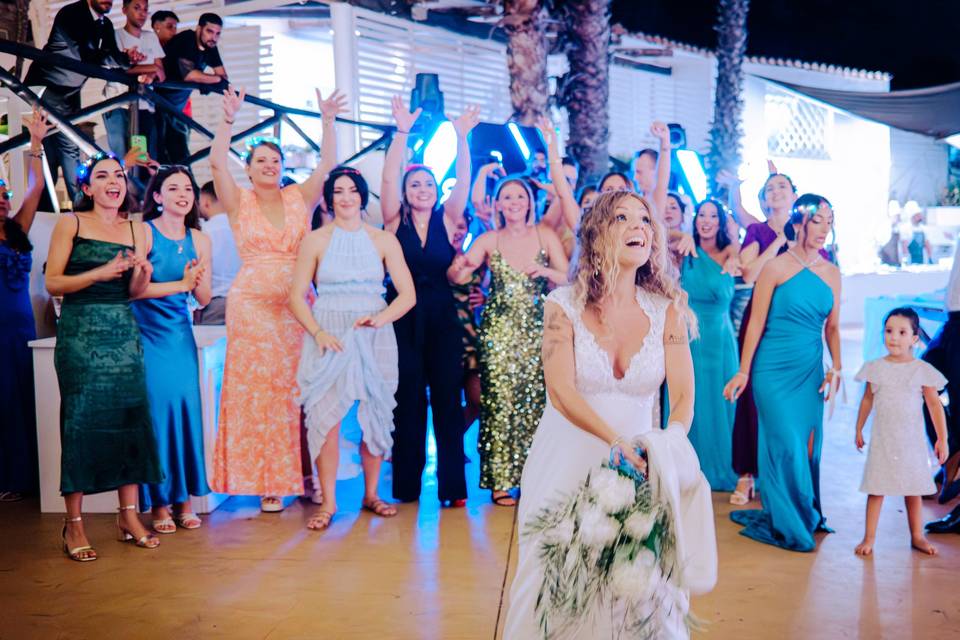 Il lancio del Bouquet