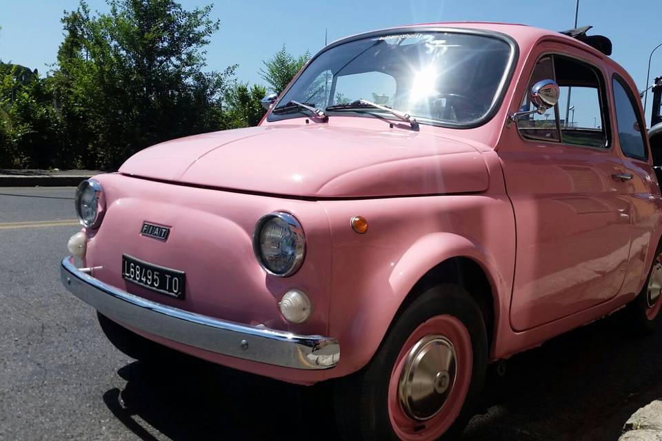 Fiat 500 Pink mitica 1970