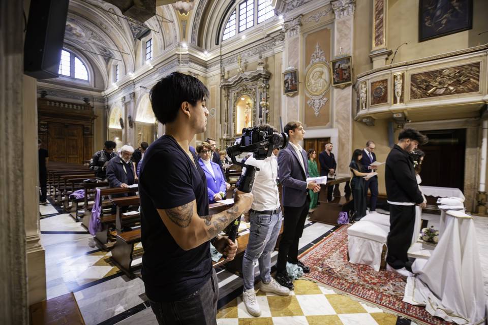 Il nostro team a lavoro.