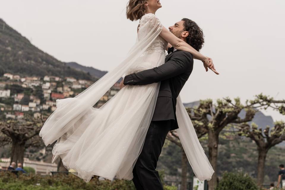 Guiseppe & Yana sul Lago di Co