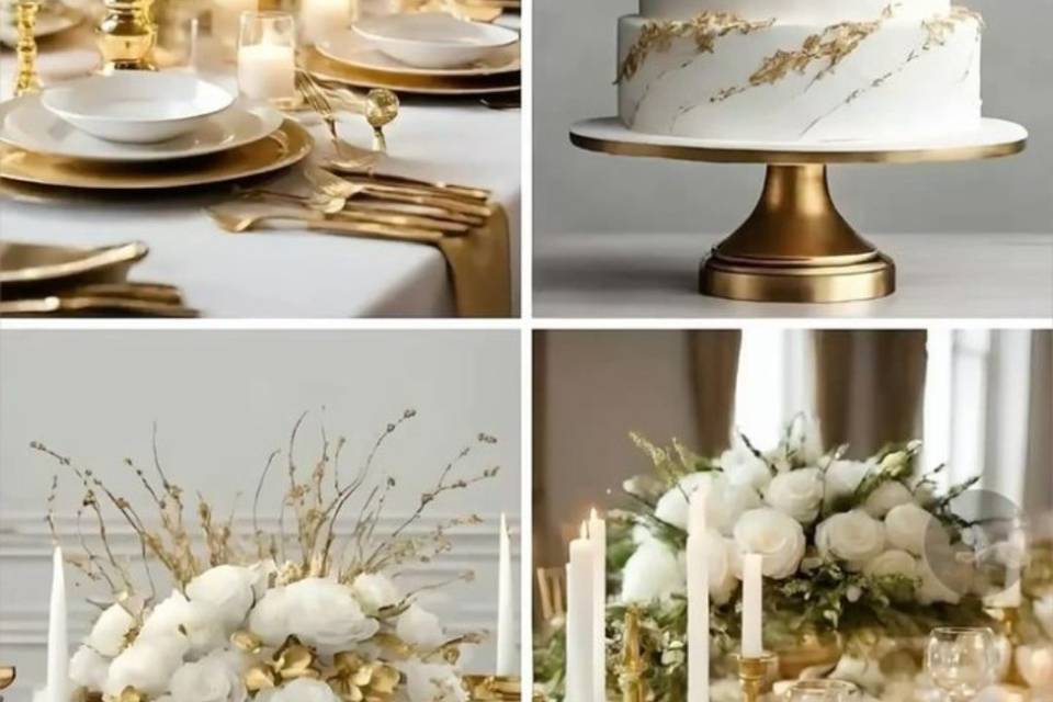 White and gold 🤍✨