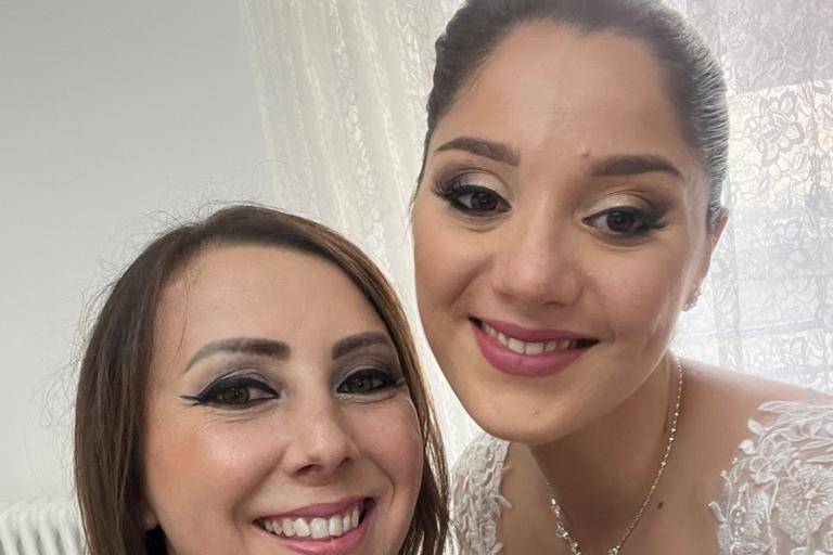 Selfie con la sposa