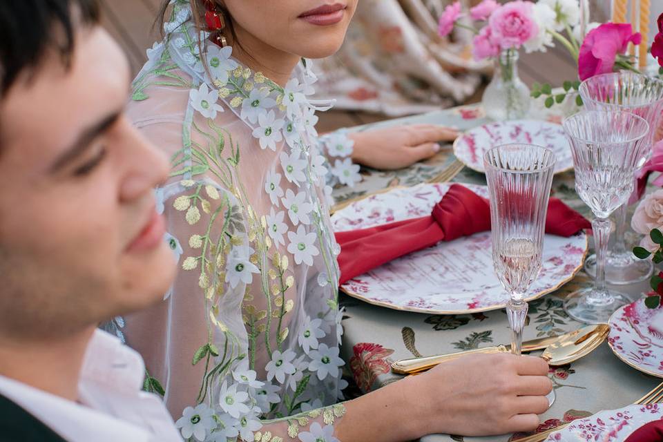 La cena pre matrimonio