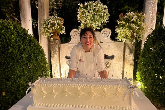 Long cake vintage