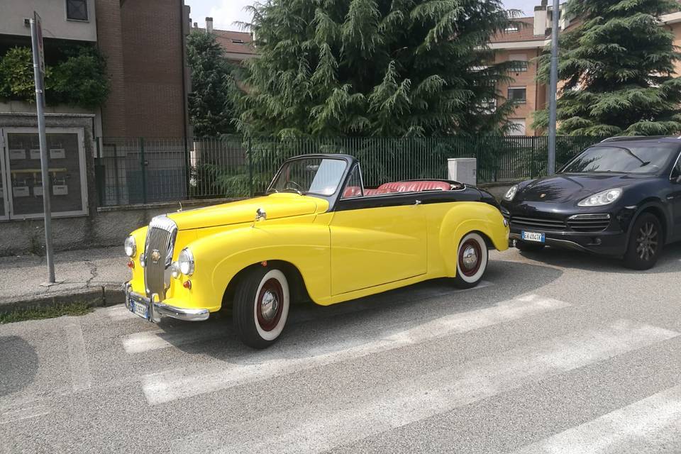 Maggiolone cabrio / giallo