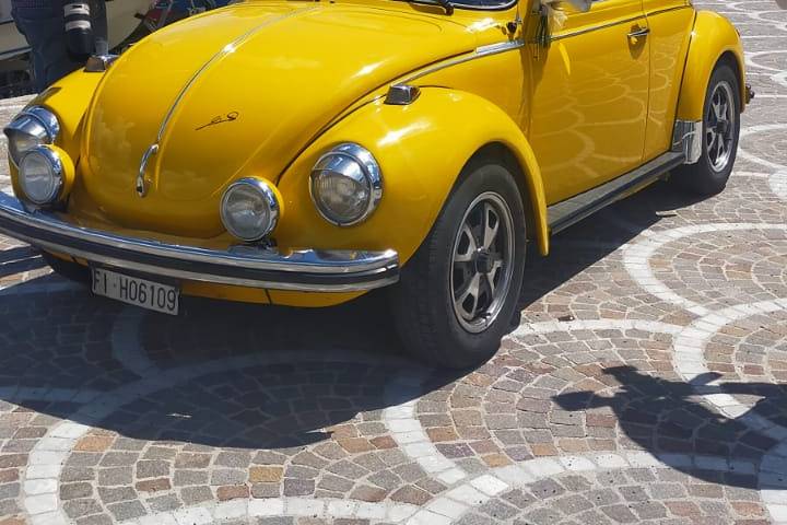 Maggiolone cabrio bianco