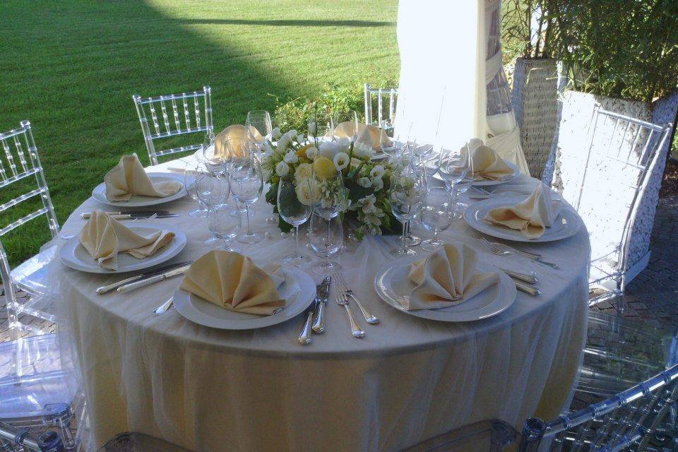 Mise en place matrimonio