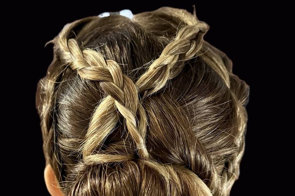 Chignon trecce