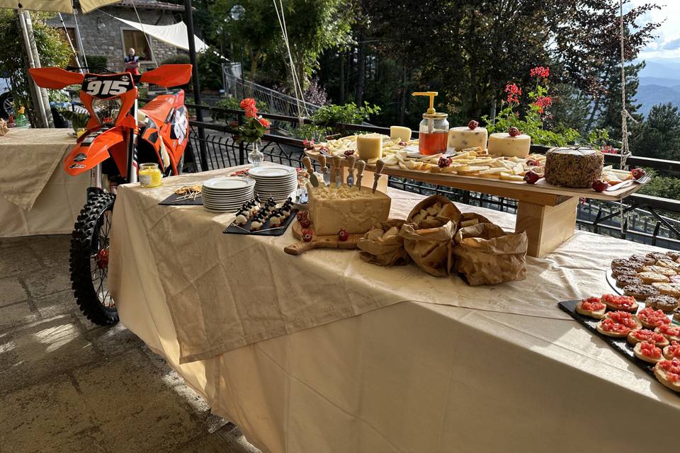 Buffet Antipasti in Terrazza