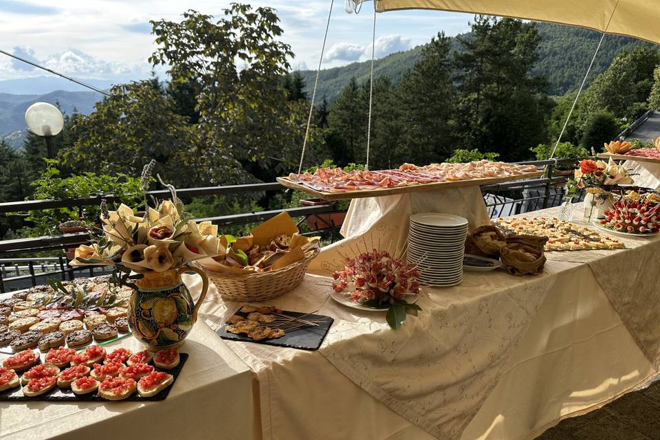 Buffet Antipasti in Terrazza