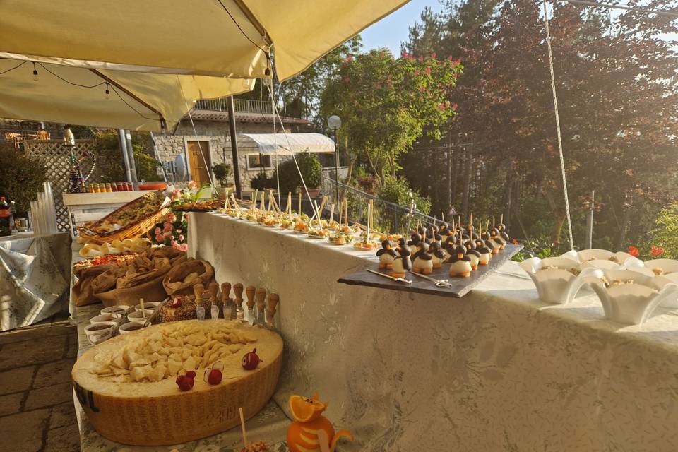 Buffet Antipasti in Terrazza