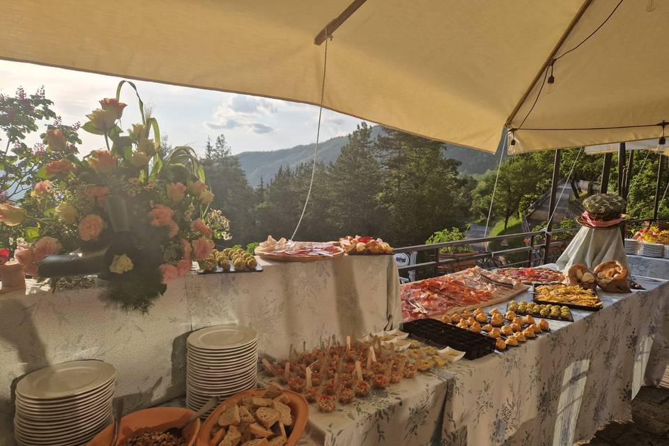 Buffet Antipasti in Terrazza