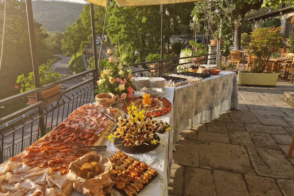Buffet Antipasti in Terrazza