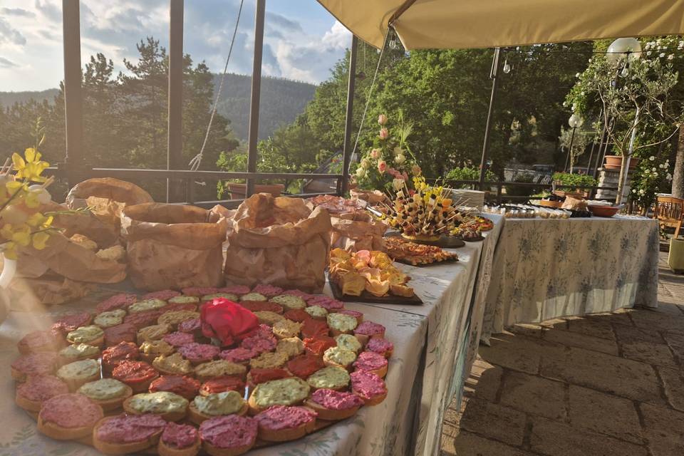 Buffet Antipasti in Terrazza