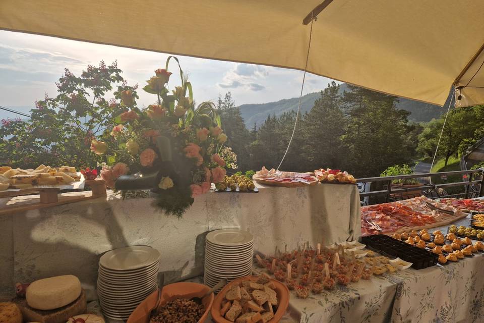 Buffet Antipasti in Terrazza