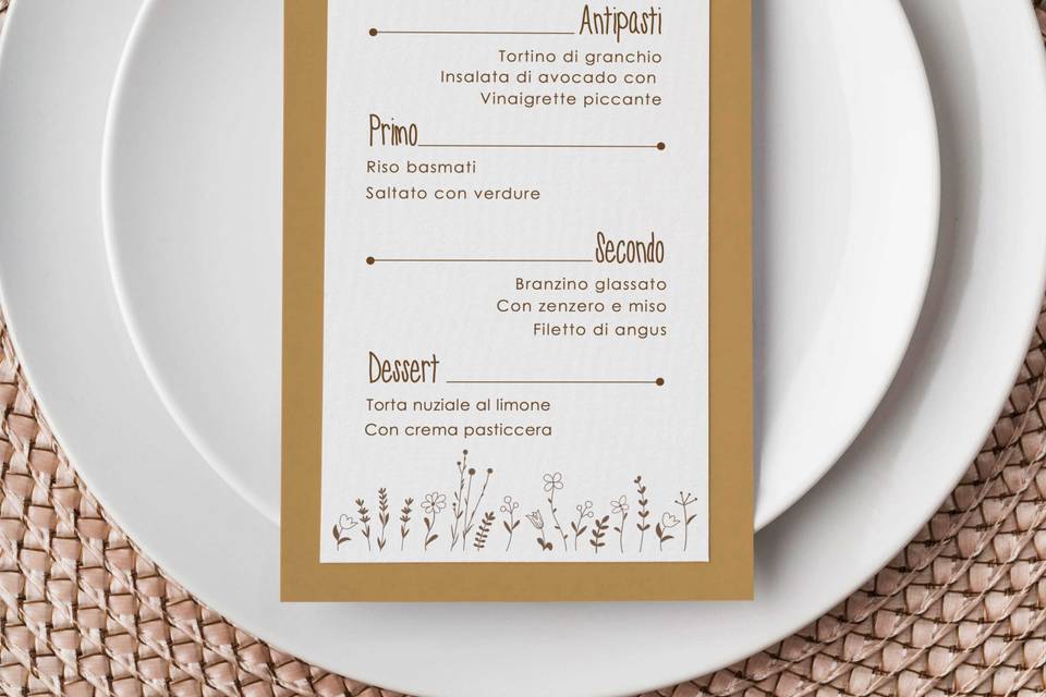 Menu ninfea