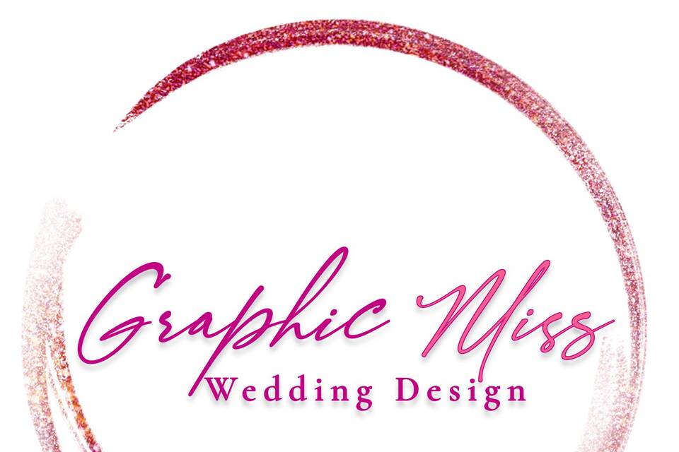 Graphic miss wedding design