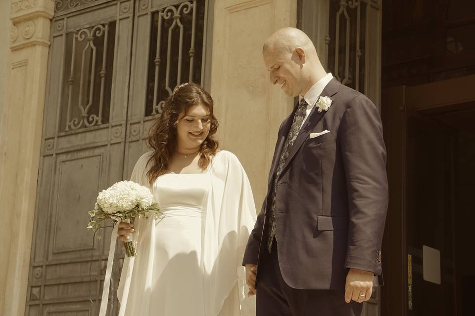 Uscita degli sposi