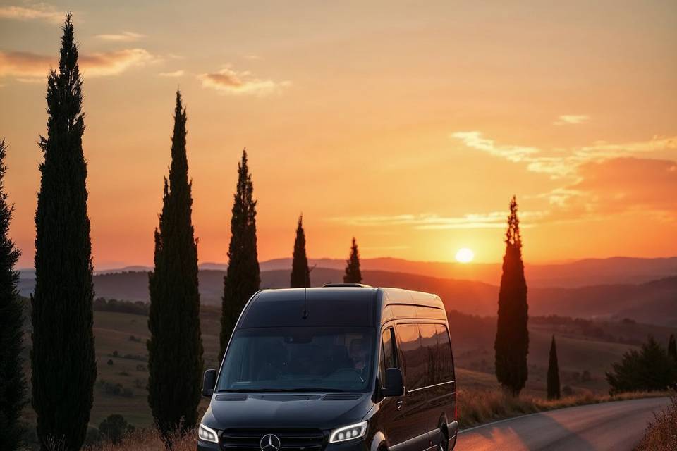 Van tramonto