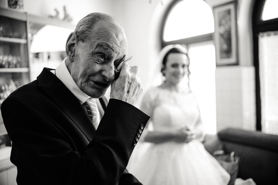 Dettagli fotografici sposa