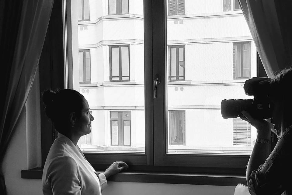 Backstage Sabrina