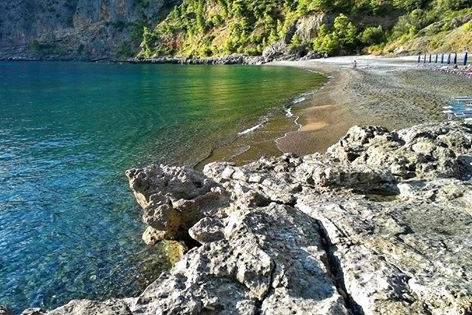 Spiaggia sottostante