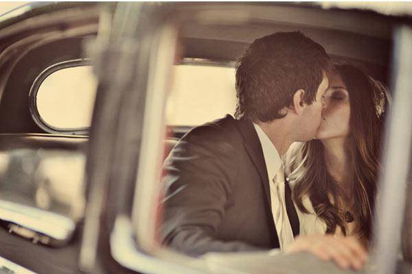 Il bacio degli sposi