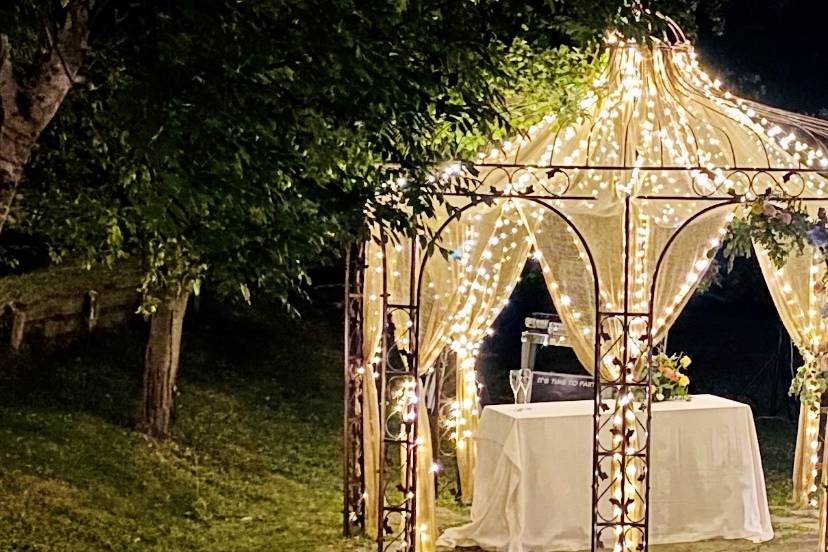 Gazebo illuminato