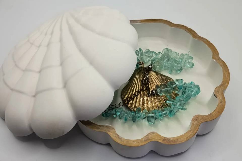 Conchiglia mare in ceramica