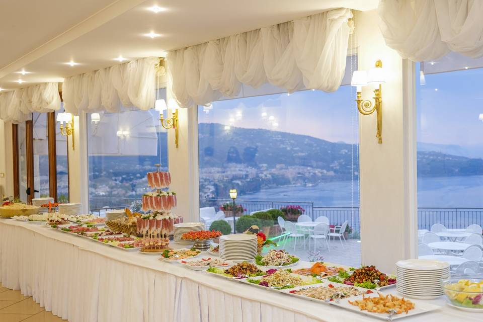 Buffet in sala