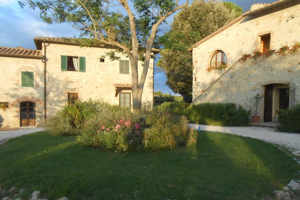 Un casale dell'agriturismo