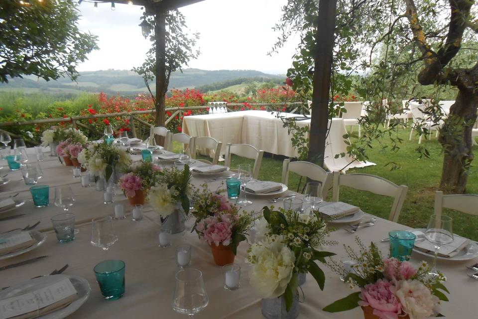 Matrimonio in veranda