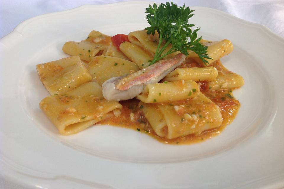 Paccheri al coccio