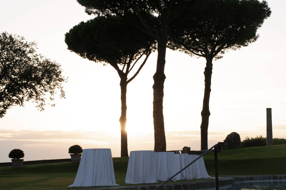 Tramonto castel savello
