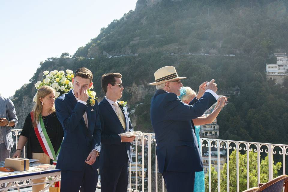 Destination wedding Positano