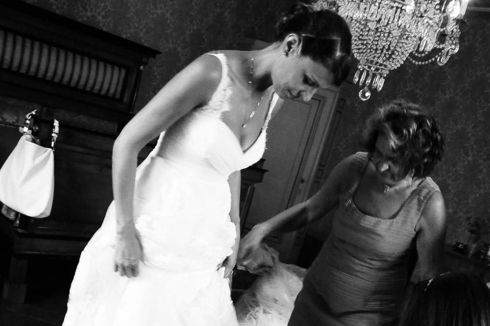 Preparazione sposa