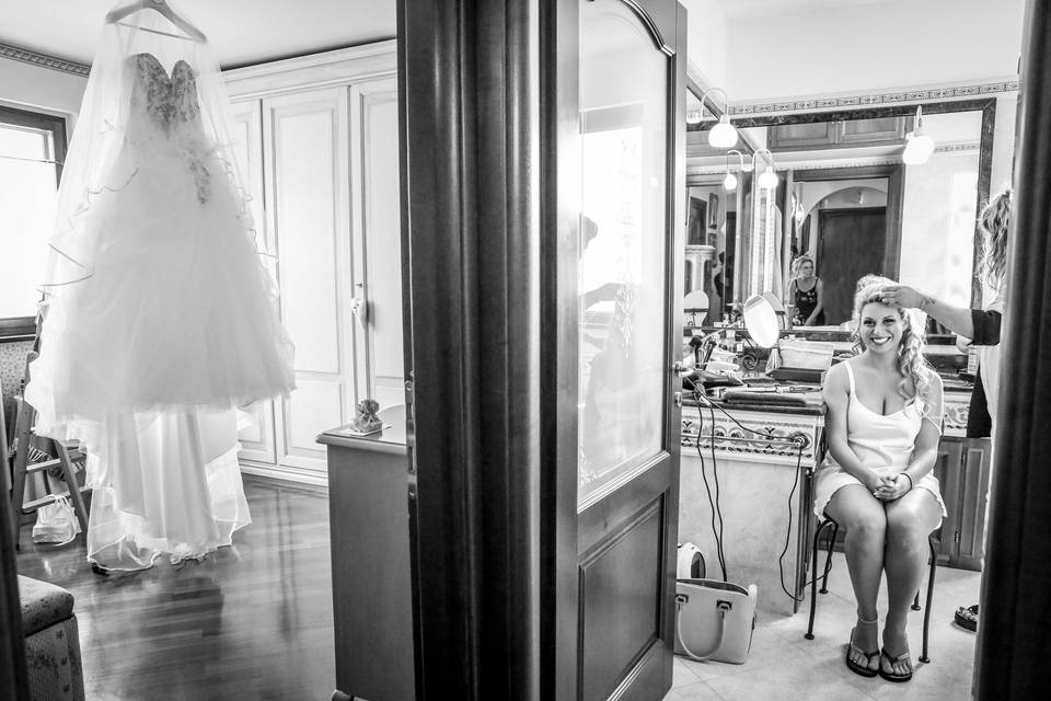 Preparazione sposa