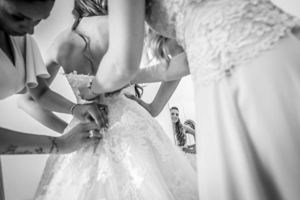 Preparazione sposa