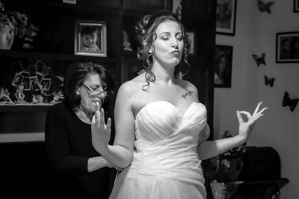 Preparazione sposa