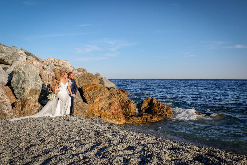 Sposi in spiaggia