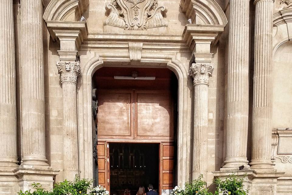 Allestimento in Chiesa